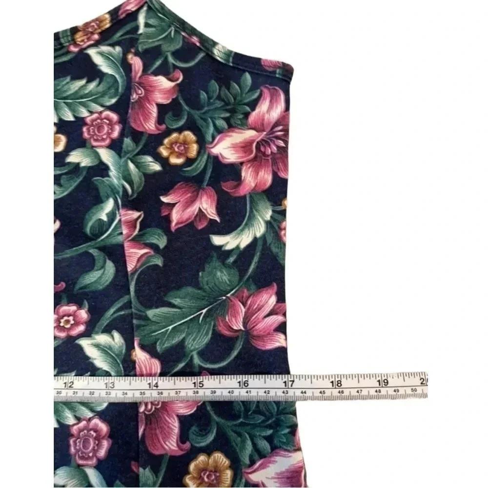 VTG No Boundaries Summer Dress 90s Floral Tie Back Spaghetti Strap SZ Medium - Picture 9 of 12
